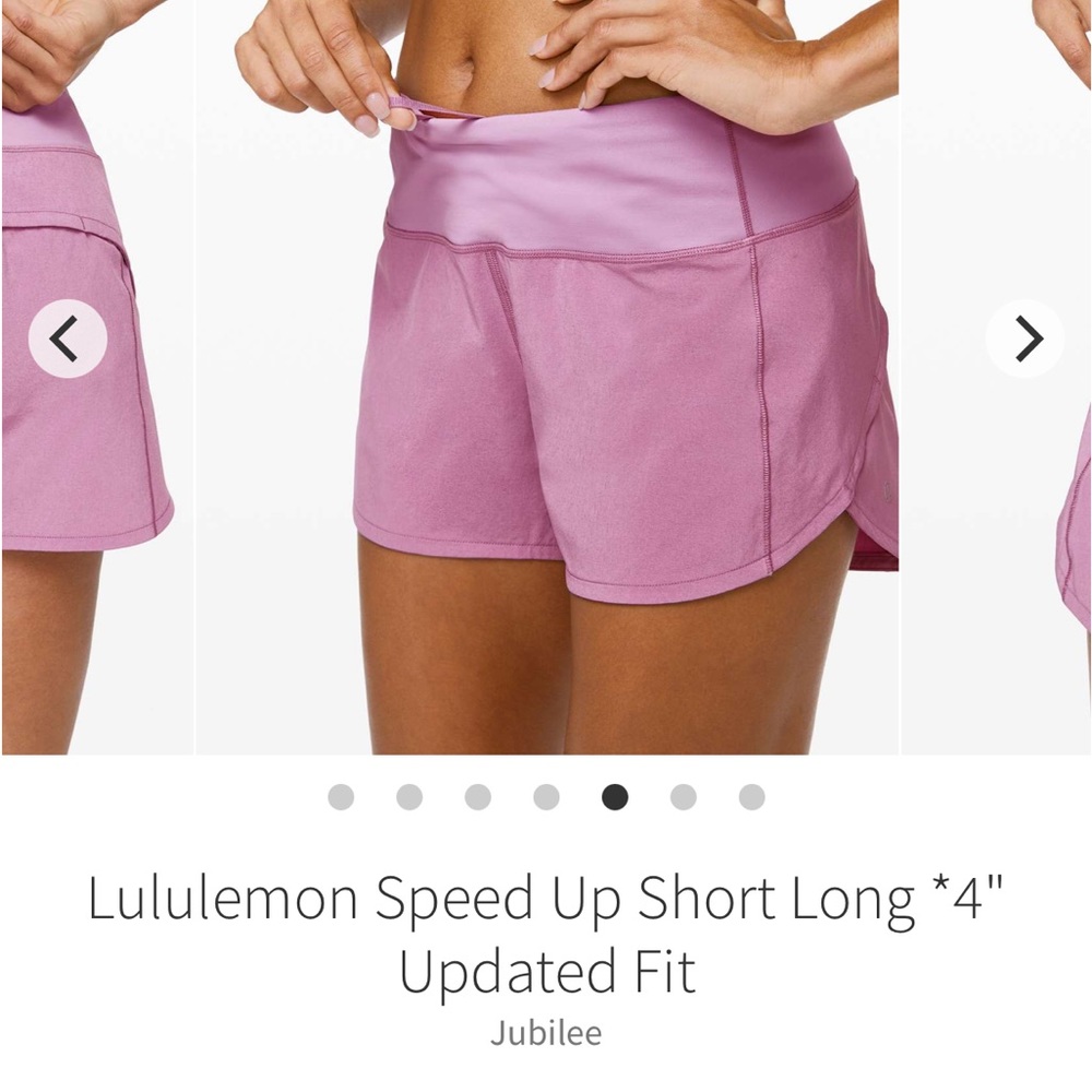 Lululemon - Speed Up Short 4” Inseam - Size 4 - Color Jubilee